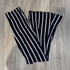 Striped Flare Pants